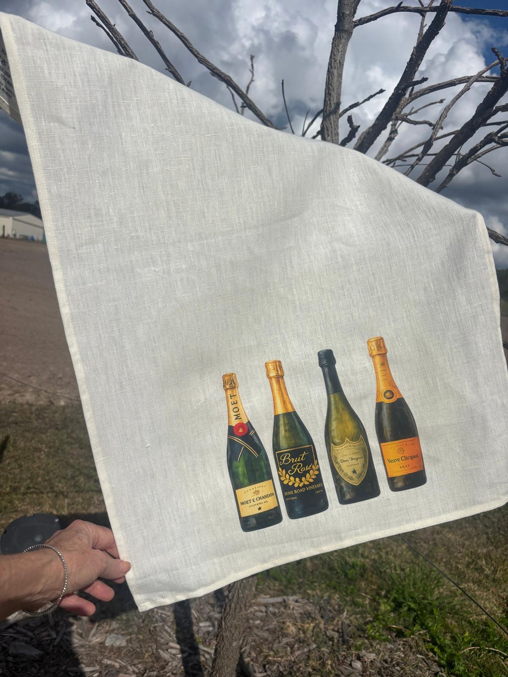 Peer Group Pressure Linen Tea Towel