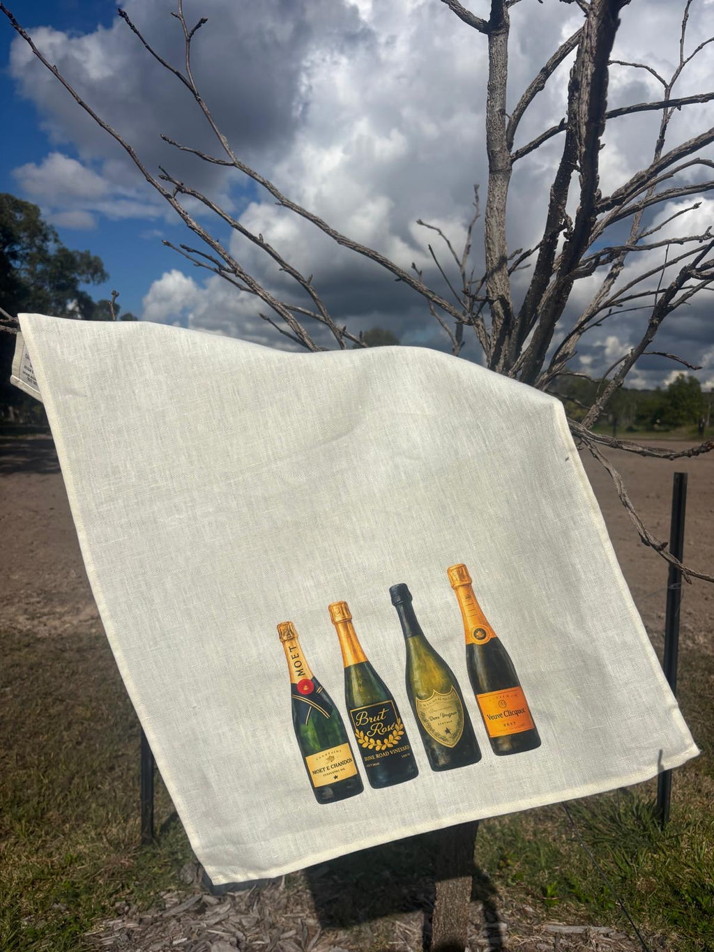 Peer Group Pressure Linen Tea Towel
