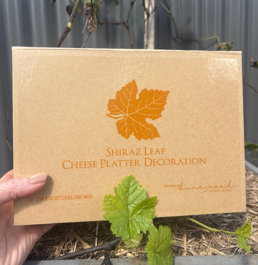 Faux Shiraz Leaf Cheese platter decoration